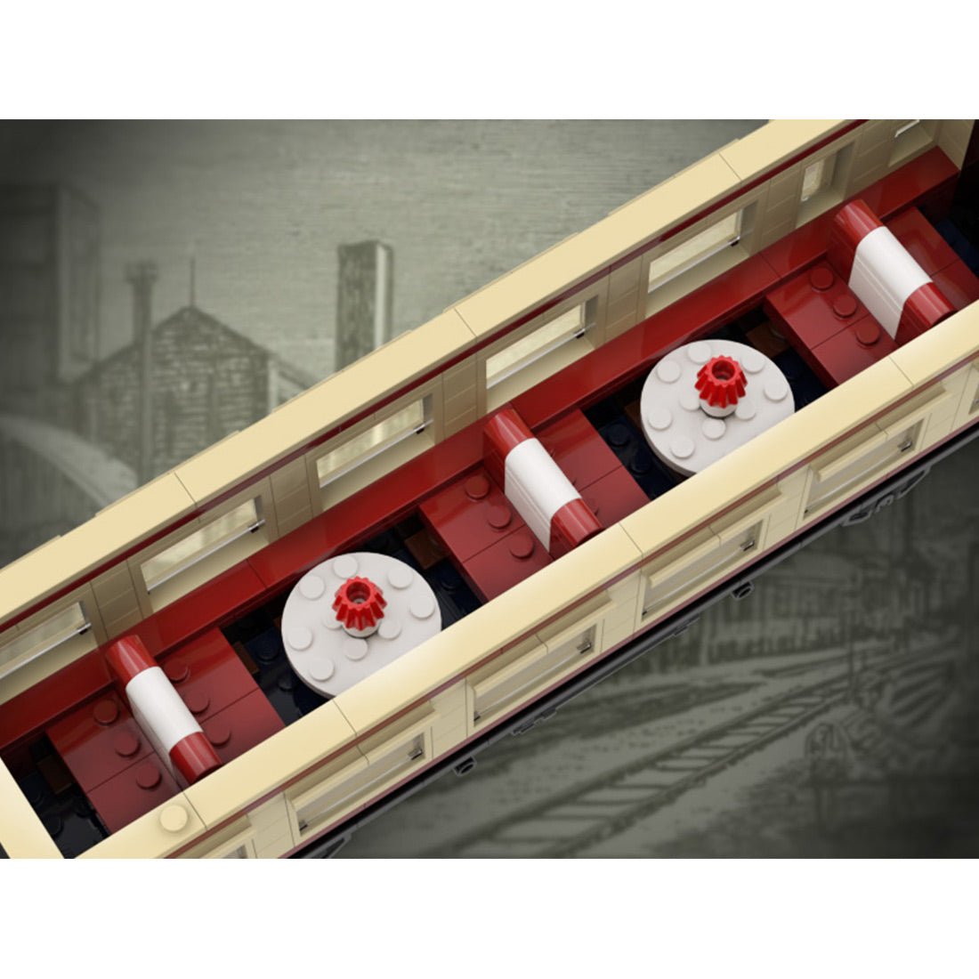 MOC - 229762 GWR 5700 Class Diorama Klemmbausteine - LesDiy - Klemmbausteine