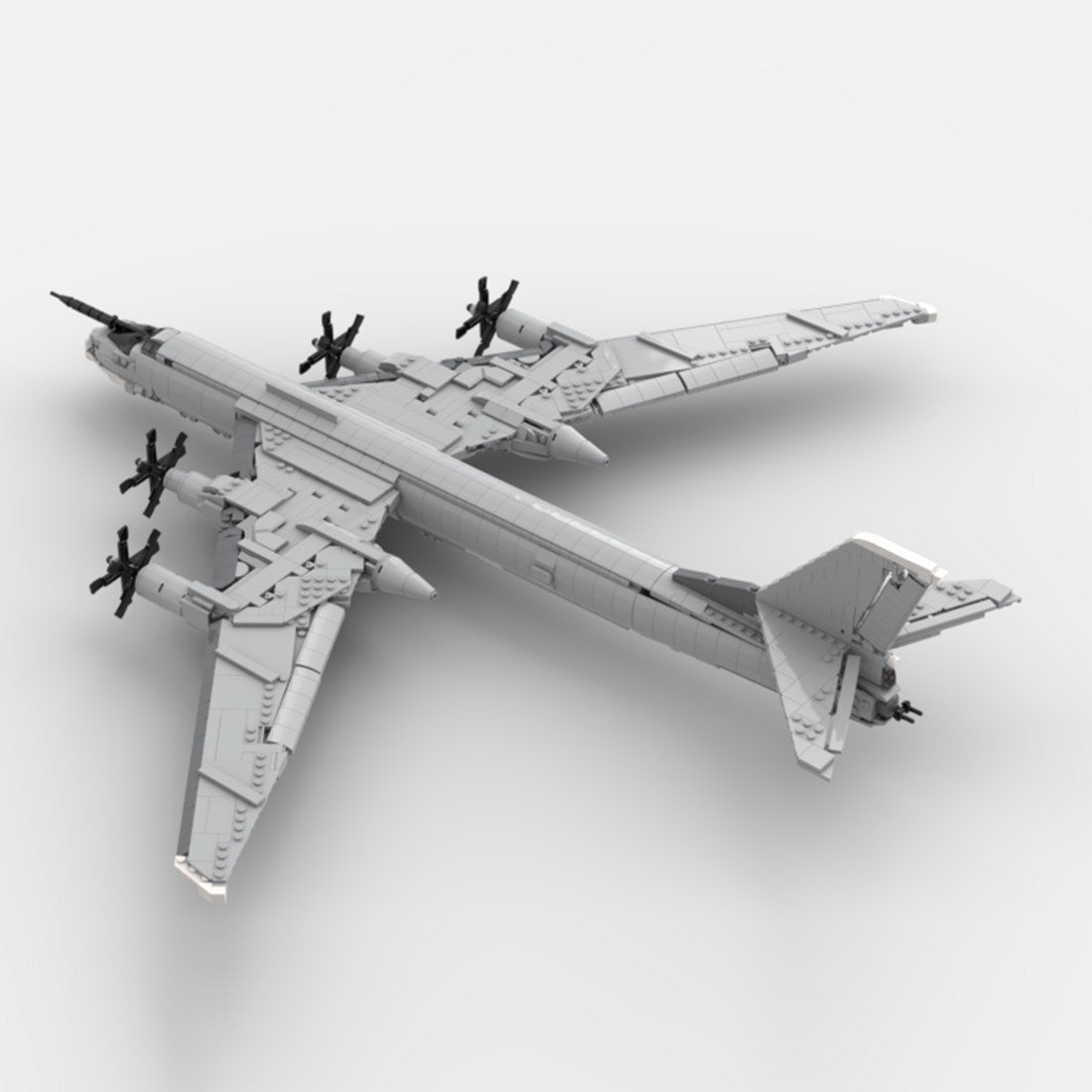 MOC - 229818 Tupolev TU - 95 Bear Klemmbausteine - LesDiy - Klemmbausteine