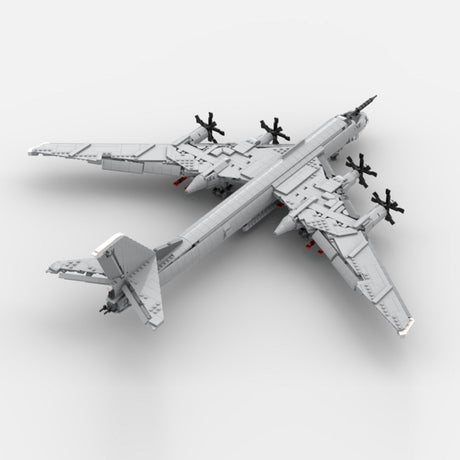 MOC - 229818 Tupolev TU - 95 Bear Klemmbausteine - LesDiy - Klemmbausteine