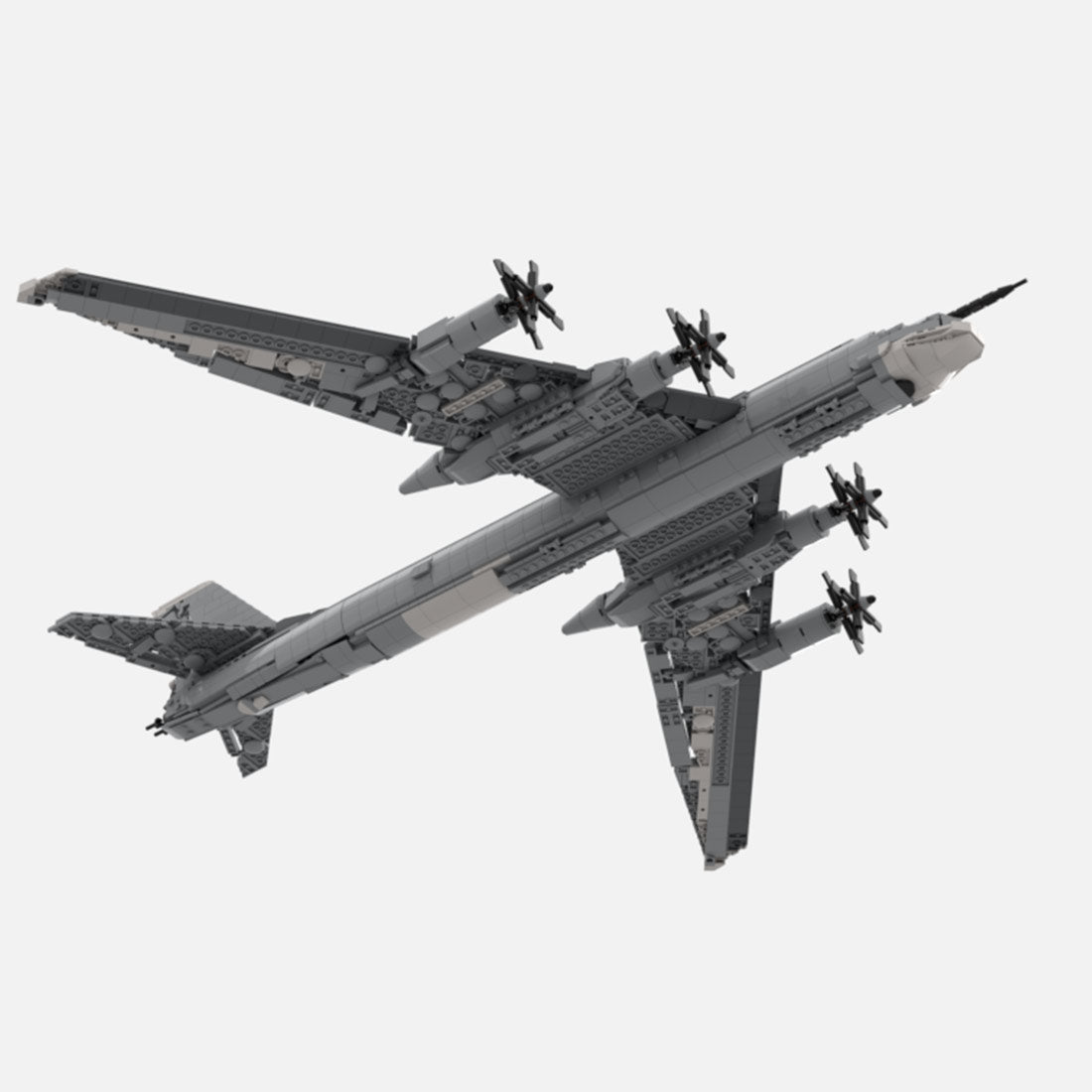 MOC - 229818 Tupolev TU - 95 Bear Klemmbausteine - LesDiy - Klemmbausteine