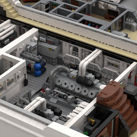 MOC - 230069 1/38 Scale Ultra MEGA Yacht Klemmbausteine - LesDiy - Klemmbausteine