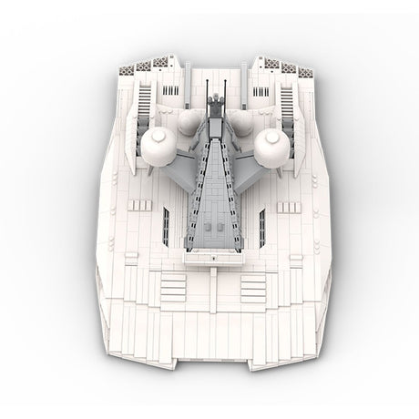 MOC - 230069 1/38 Scale Ultra MEGA Yacht - Part 11 Module 18 Hardtop Klemmbausteine - LesDiy - Klemmbausteine