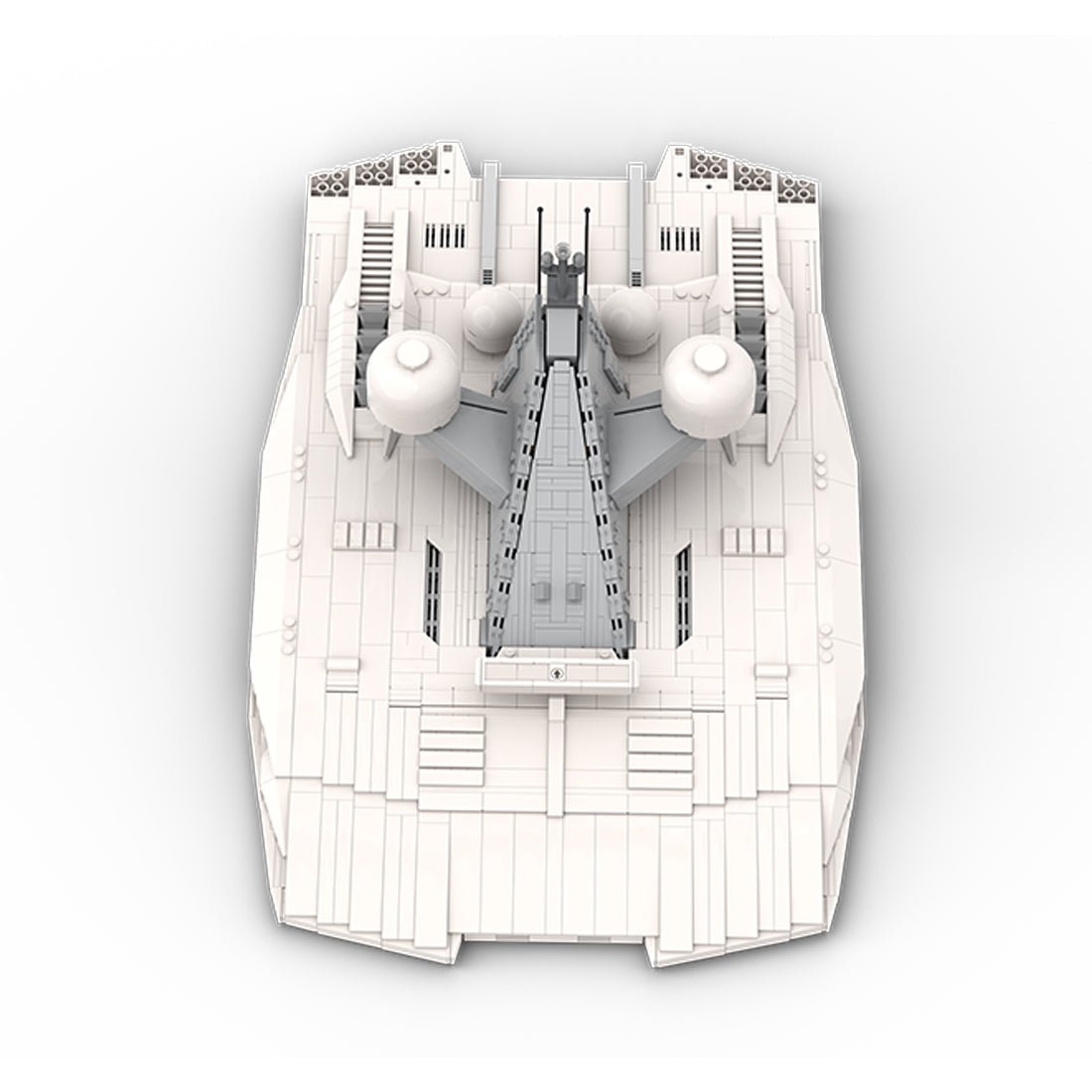 MOC - 230069 1/38 Scale Ultra MEGA Yacht - Part 11 Module 18 Hardtop Klemmbausteine - LesDiy - Klemmbausteine