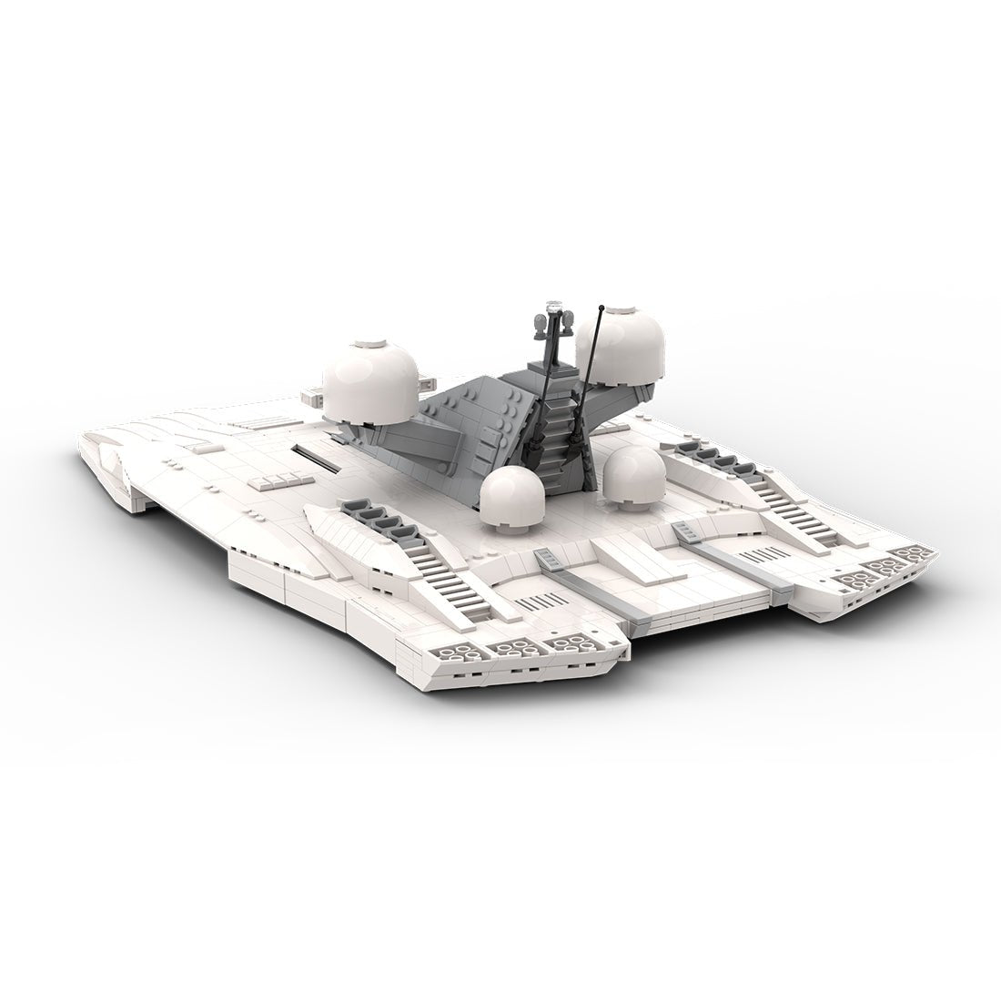 MOC - 230069 1/38 Scale Ultra MEGA Yacht - Part 11 Module 18 Hardtop Klemmbausteine - LesDiy - Klemmbausteine