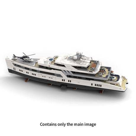 MOC - 230069 1/38 Scale Ultra MEGA Yacht - Part 2 Module 5 Deck 1 Stern Klemmbausteine - LesDiy - Klemmbausteine