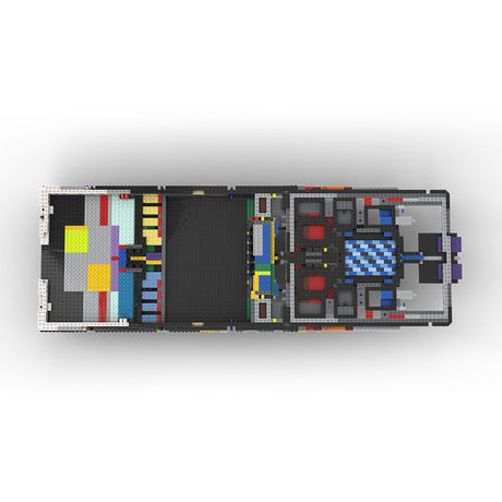 MOC - 230069 1/38 Scale Ultra MEGA Yacht - Part 2 Module 5 Deck 1 Stern Klemmbausteine - LesDiy - Klemmbausteine