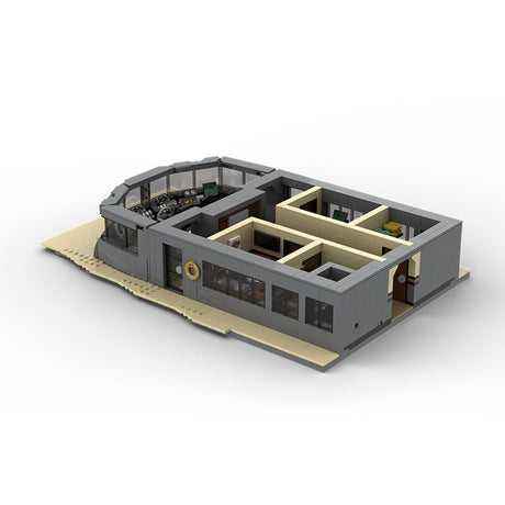 MOC - 230069 1/38 Scale Ultra MEGA Yacht - Part 8 Module 15 Deck 3 Mid Klemmbausteine - LesDiy - Klemmbausteine