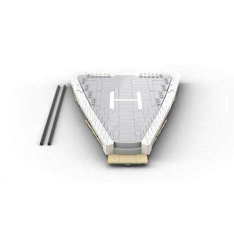 MOC - 230069 1/38 Scale Ultra MEGA Yacht - Part 9 Module 16 Deck 3 Bow Klemmbausteine - LesDiy - Klemmbausteine