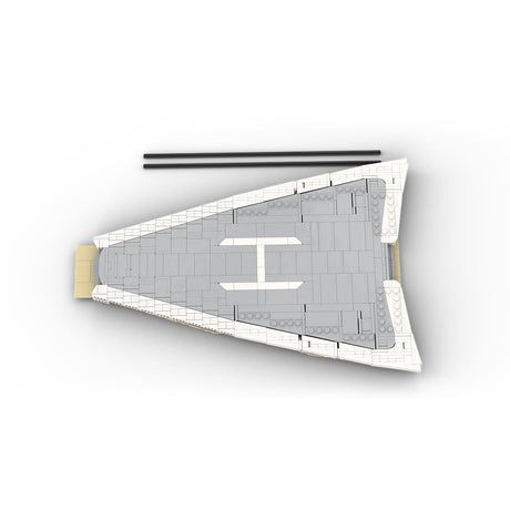 MOC - 230069 1/38 Scale Ultra MEGA Yacht - Part 9 Module 16 Deck 3 Bow Klemmbausteine - LesDiy - Klemmbausteine