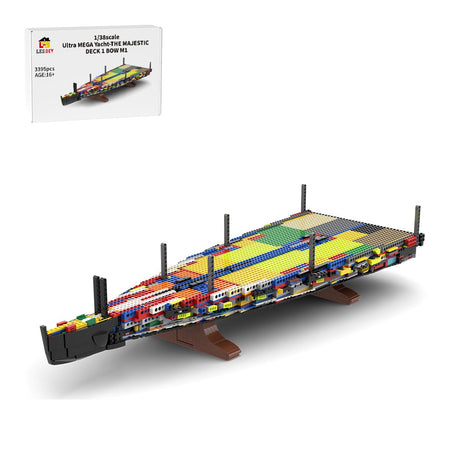 MOC - 230069 Part 1 Module 1 Deck 1 Bow Klemmbausteine - LesDiy - Klemmbausteine