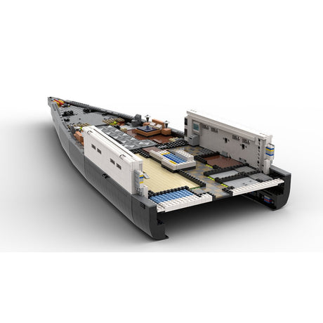 MOC - 230069 Part 1 Module 2 Deck 1 Bow Klemmbausteine - LesDiy - Klemmbausteine