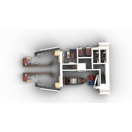 MOC - 230069 Part 1 Module 3 Deck 1 Bow Klemmbausteine - LesDiy - Klemmbausteine