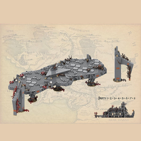 MOC - 230141 UCS Dol - Guldur - part 8/8 Klemmbausteine - LesDiy - Klemmbausteine