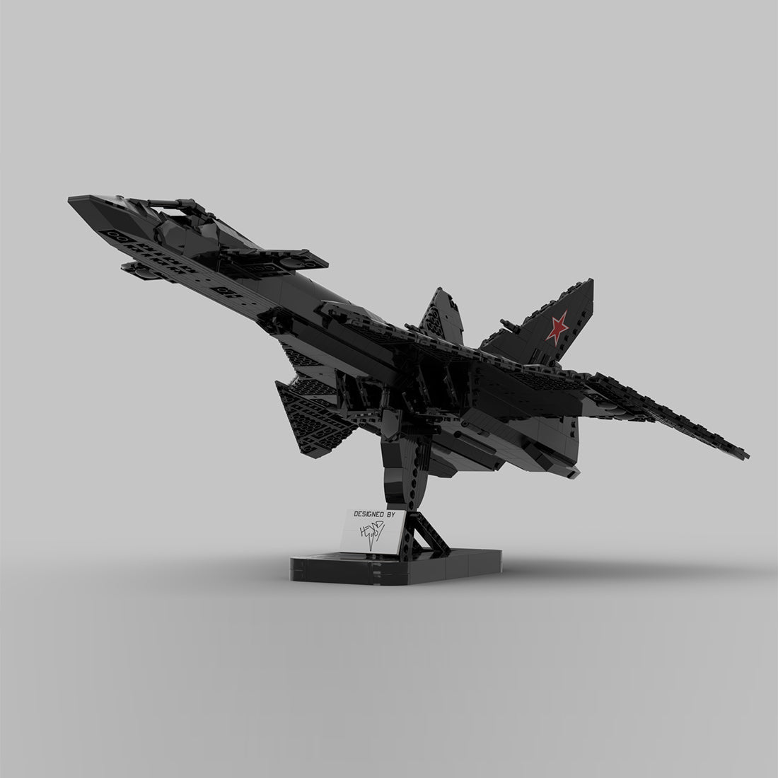 MOC - 232309 1:35 Scale MiG - 31 Firefox Klemmbausteine - LesDiy - Klemmbausteine