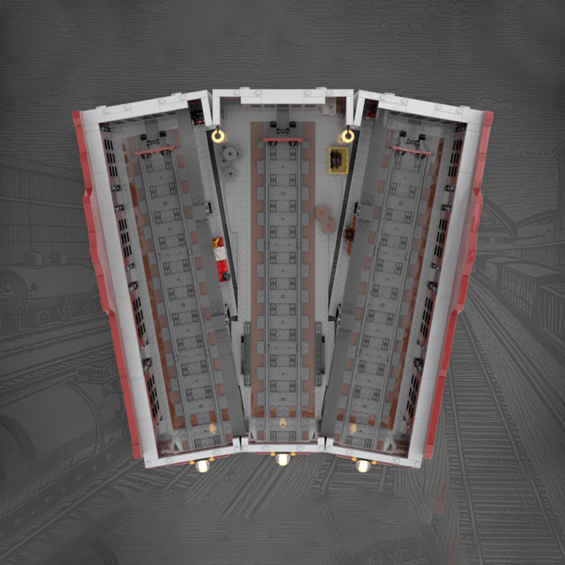 MOC - 232697 Roundhouse Klemmbausteine - LesDiy - Klemmbausteine