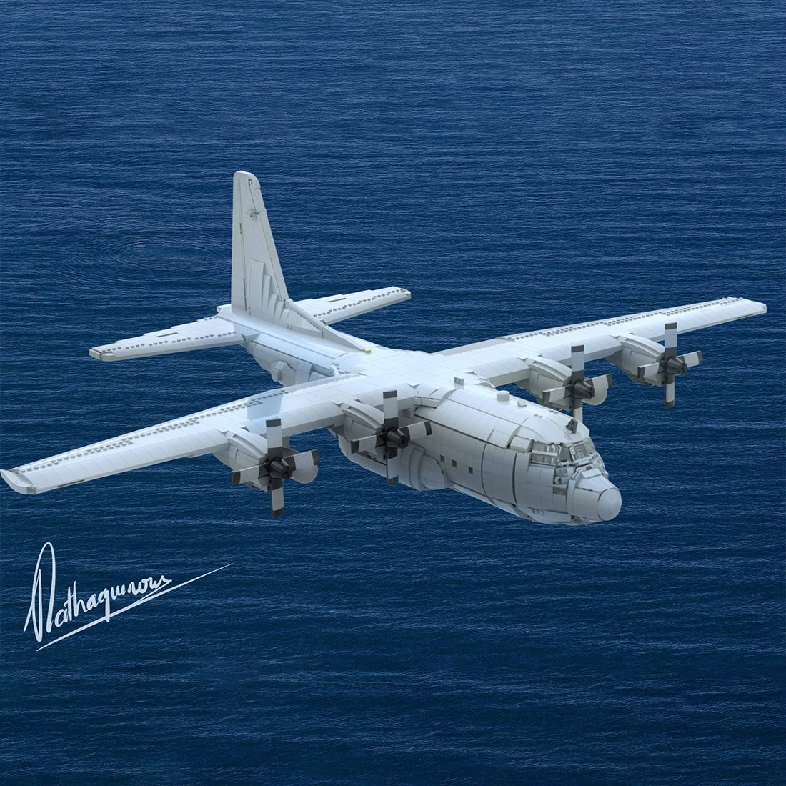 MOC - 234225 Lockheed C - 130H Legacy Klemmbausteine - LesDiy - Klemmbausteine