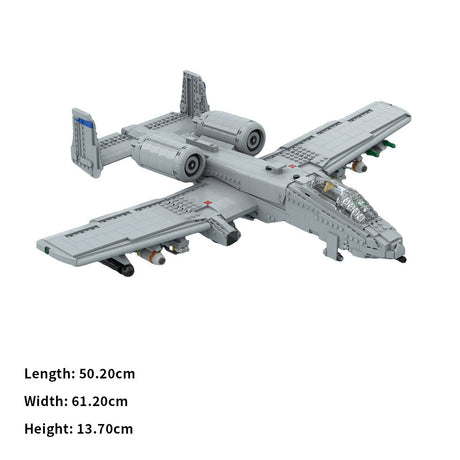 MOC - 234812 A - 10 Thunderbolt II/Warthog Klemmbausteine - LesDiy - Klemmbausteine
