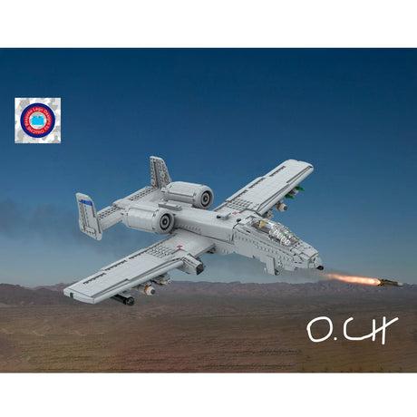 MOC - 234812 A - 10 Thunderbolt II/Warthog Klemmbausteine - LesDiy - Klemmbausteine