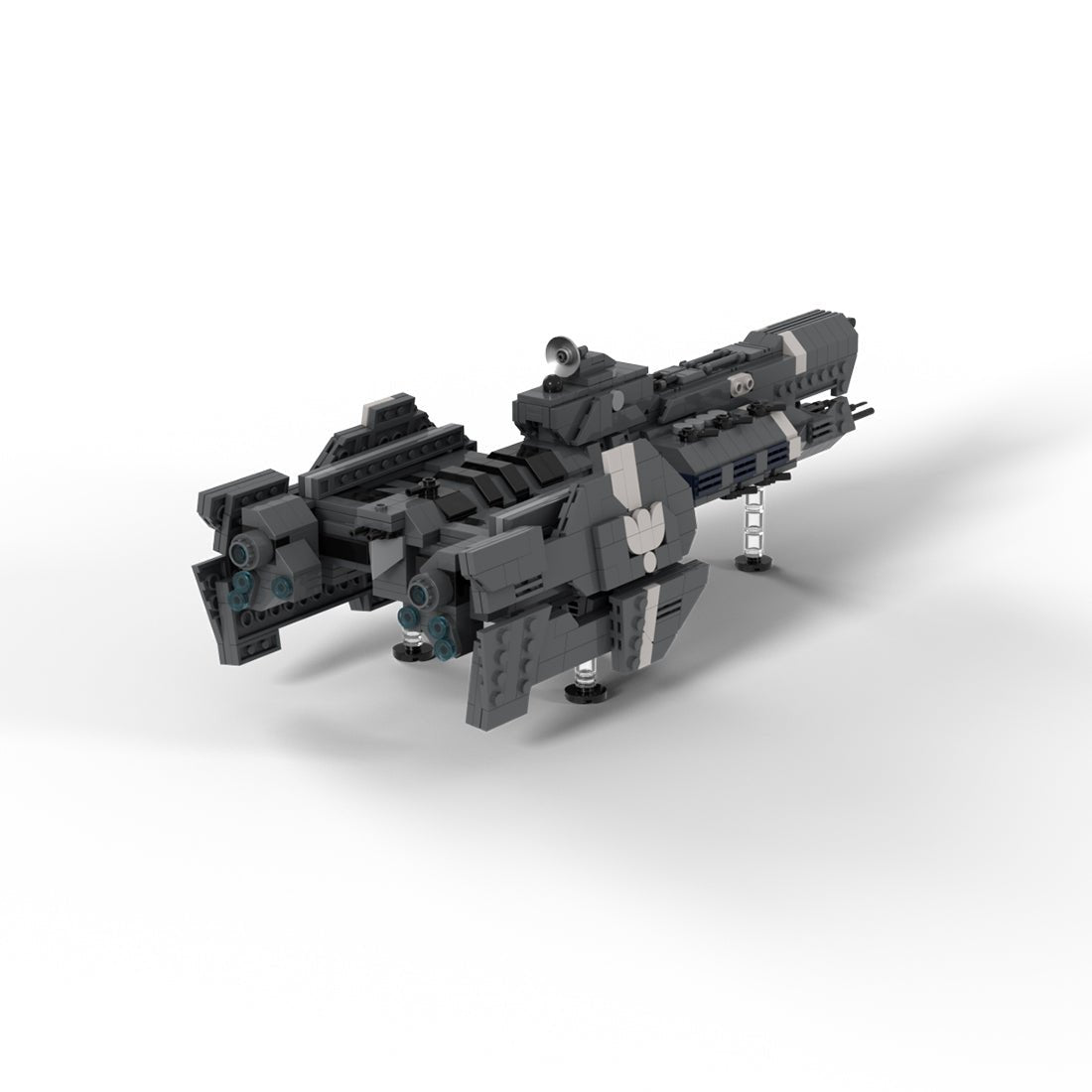 MOC - 234859 Paris - class heavy Frigate - UNSC Gettysburg Klemmbausteine - LesDiy - Klemmbausteine