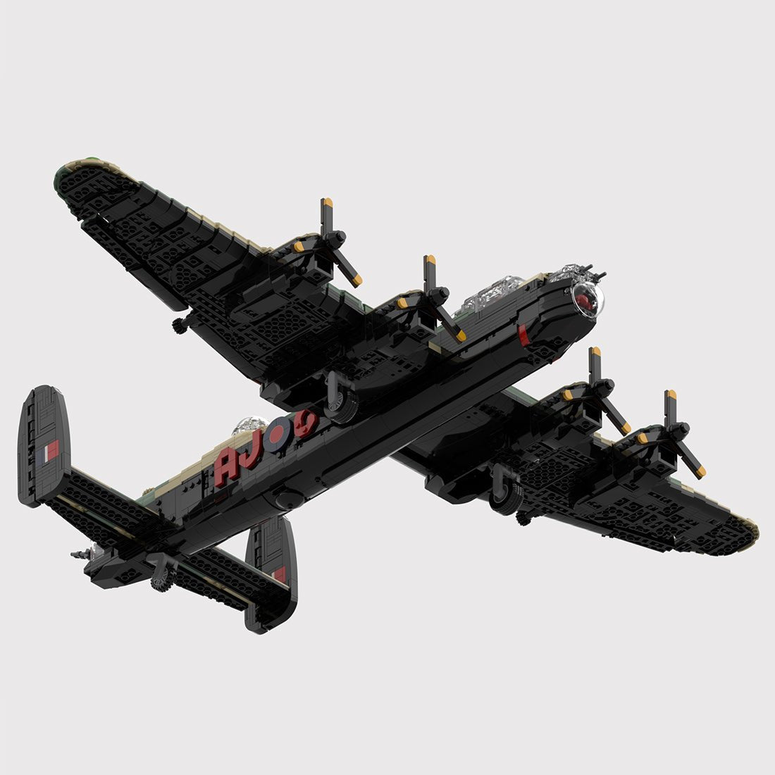 MOC - 235567 Avro Lancaster Klemmbausteine - LesDiy - Klemmbausteine