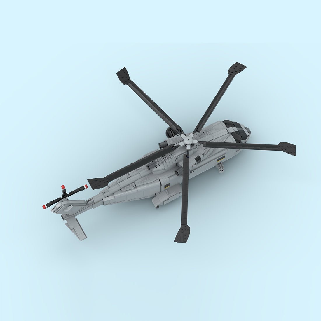 MOC - 236058 AgustaWestland AW - 101 Merlin Klemmbausteine - LesDiy - Klemmbausteine