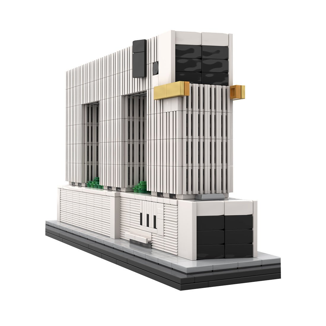 MOC - 237294 Elephant Building 1:800 Scale Klemmbausteine - LesDiy - Klemmbausteine