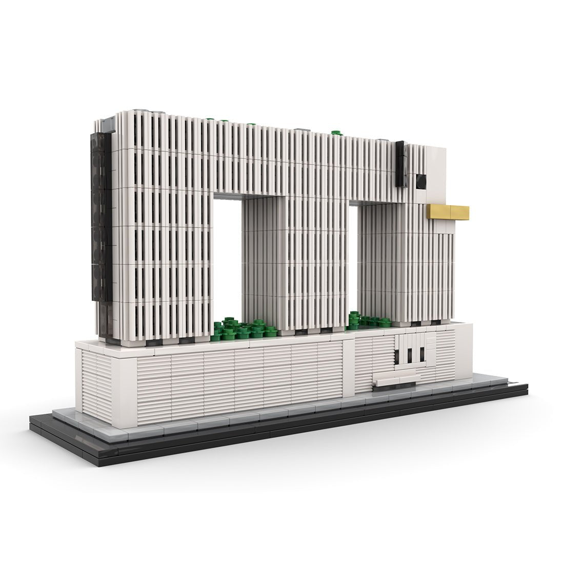 MOC - 237294 Elephant Building 1:800 Scale Klemmbausteine - LesDiy - Klemmbausteine