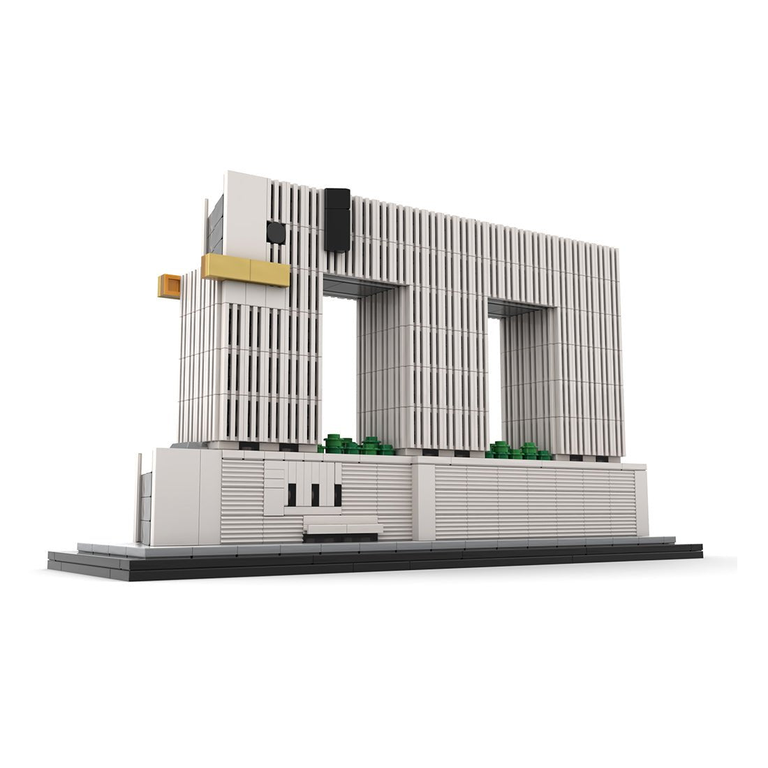 MOC - 237294 Elephant Building 1:800 Scale Klemmbausteine - LesDiy - Klemmbausteine