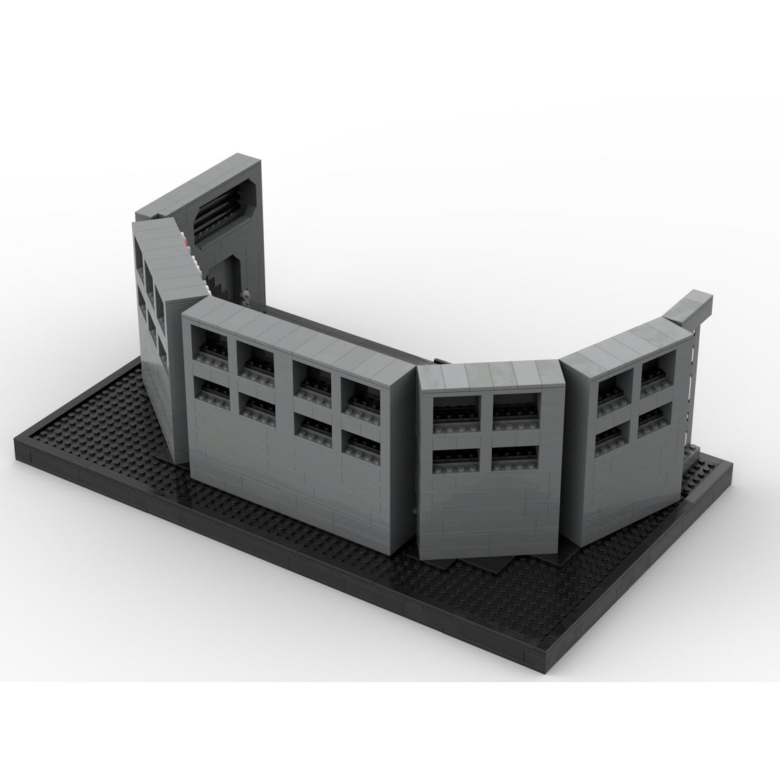 MOC-237883 SW-Diorama: Kontrollraum für den Superlaser-Beschuss auf dem Todesstern (MOC) Klemmbausteine-LesDiy-Klemmbausteine