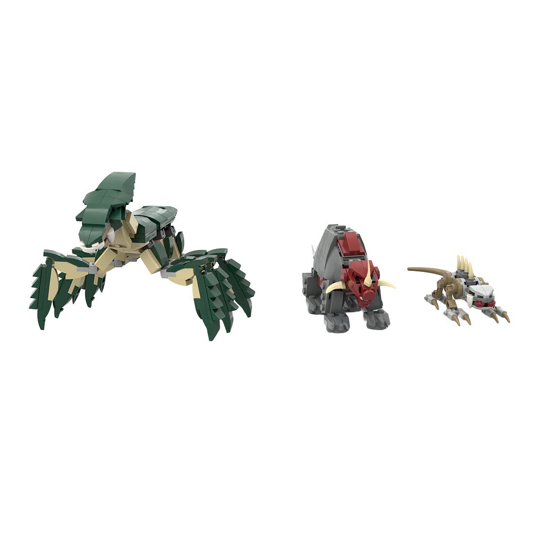 MOC-237920 SW Episode 2 Geonosian Arena Petranaki / Geonosis Beasts ( Acklay , Reek , Nexu ) Klemmbausteine-LesDiy-Klemmbausteine