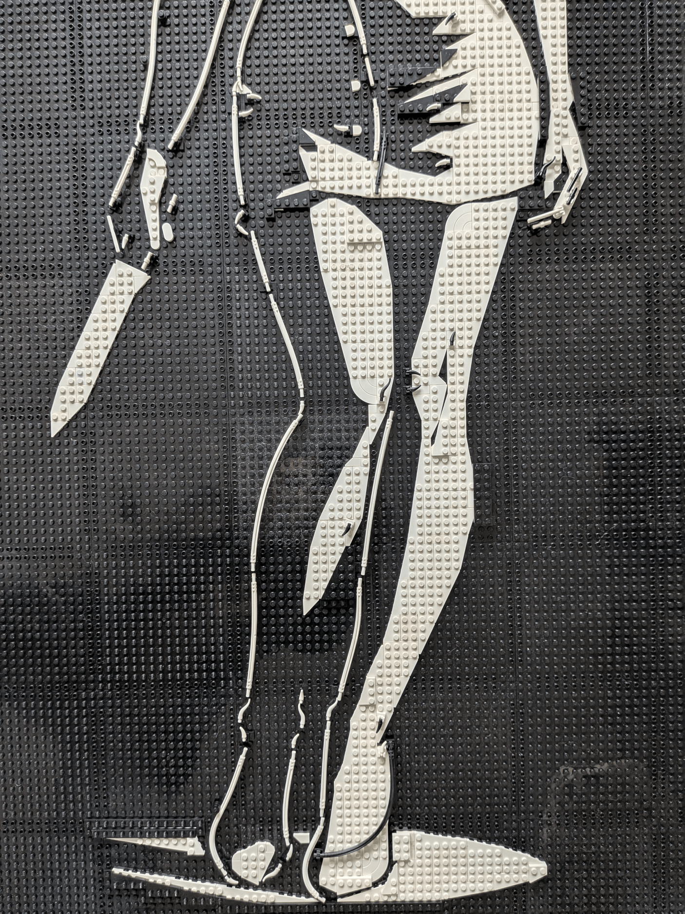 MOC - 238853 art relief of a female horror character Klemmbausteine - LesDiy - Klemmbausteine