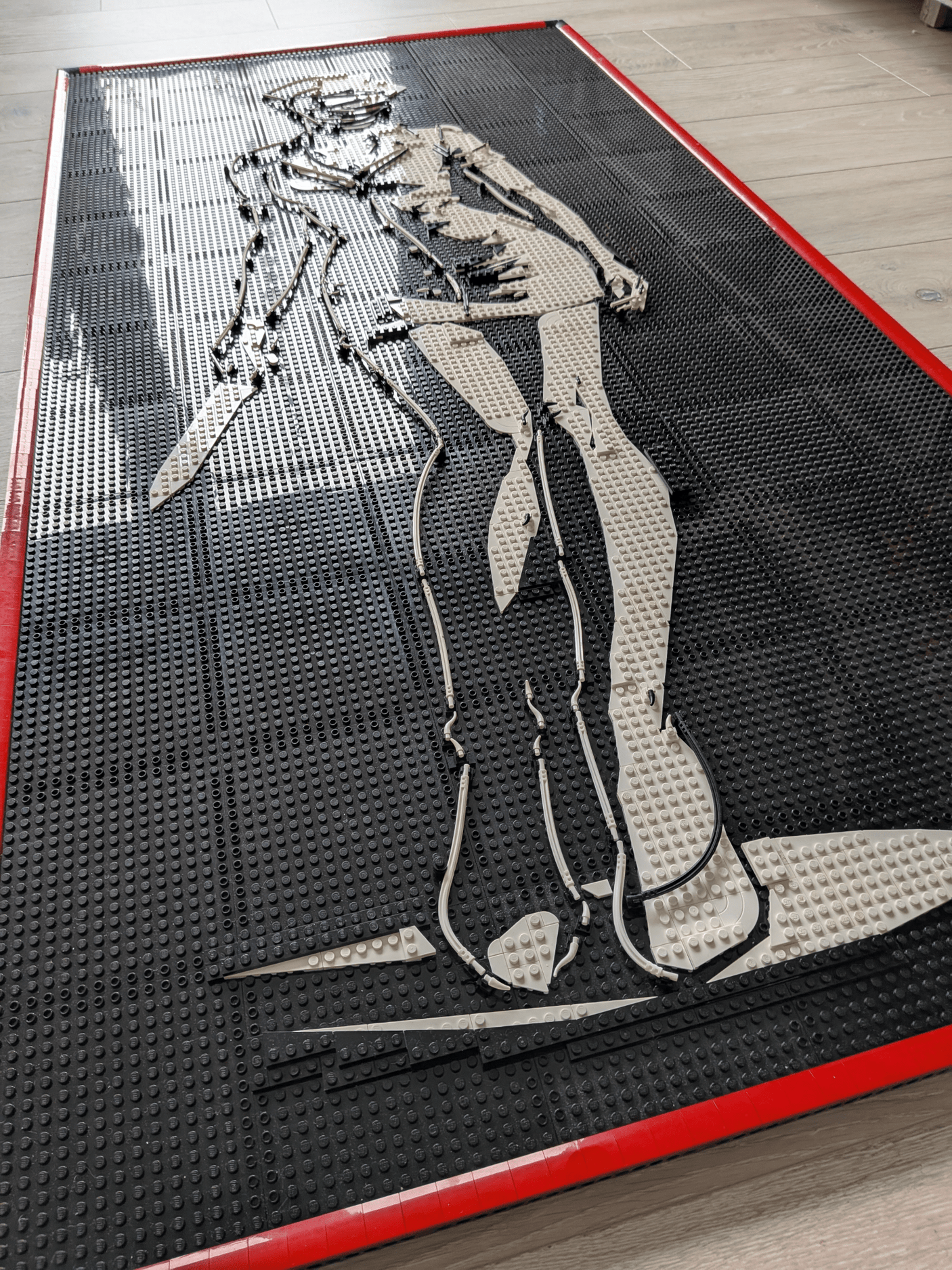 MOC - 238853 art relief of a female horror character Klemmbausteine - LesDiy - Klemmbausteine