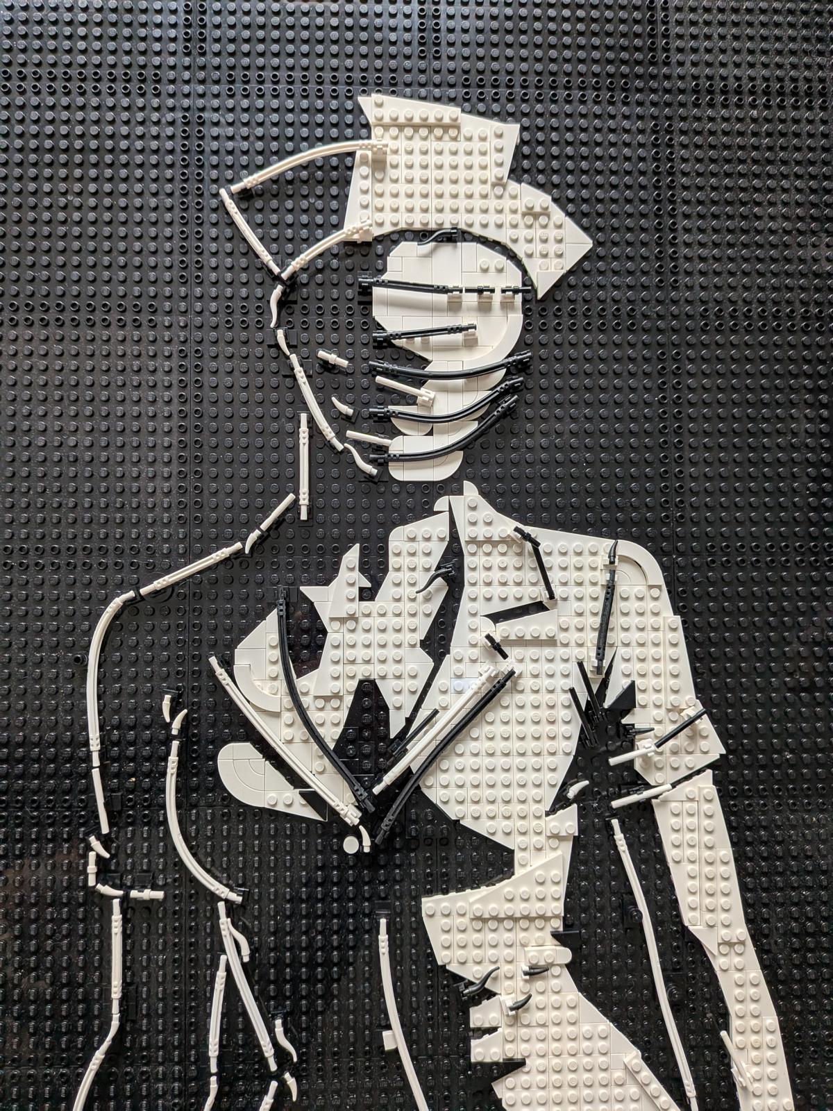 MOC - 238853 art relief of a female horror character Klemmbausteine - LesDiy - Klemmbausteine