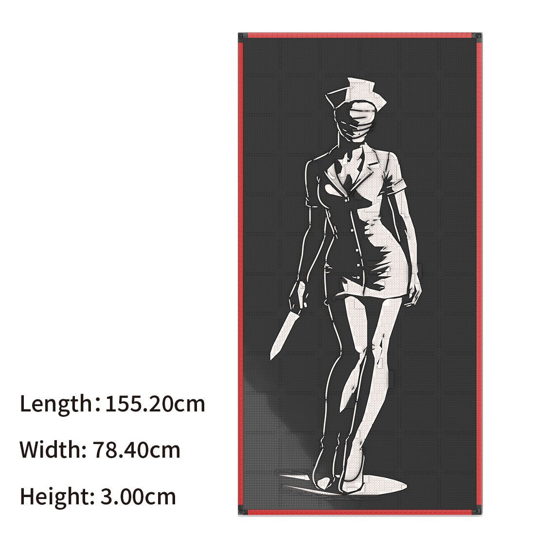 MOC - 238853 art relief of a female horror character Klemmbausteine - LesDiy - Klemmbausteine