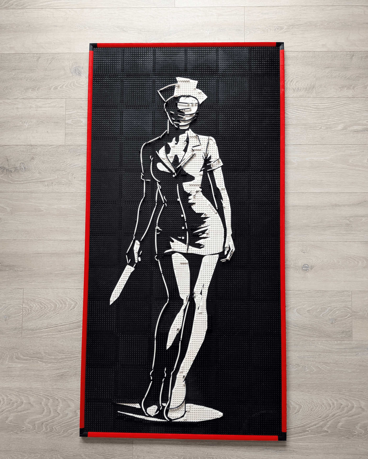 MOC - 238853 art relief of a female horror character Klemmbausteine - LesDiy - Klemmbausteine