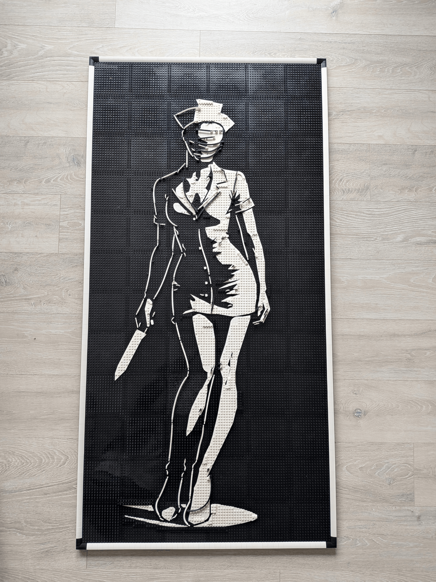 MOC - 238853 art relief of a female horror character Klemmbausteine - LesDiy - Klemmbausteine