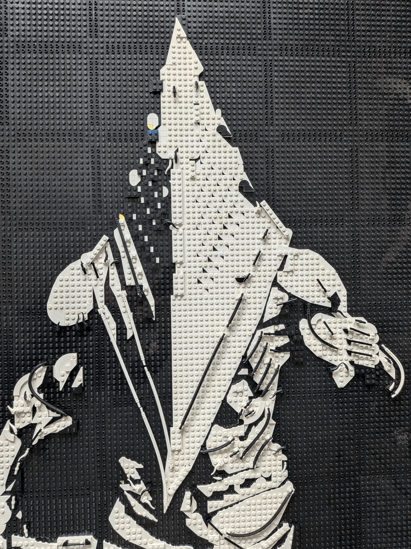 MOC - 238914 art relief of a male horror character Klemmbausteine - LesDiy - Klemmbausteine