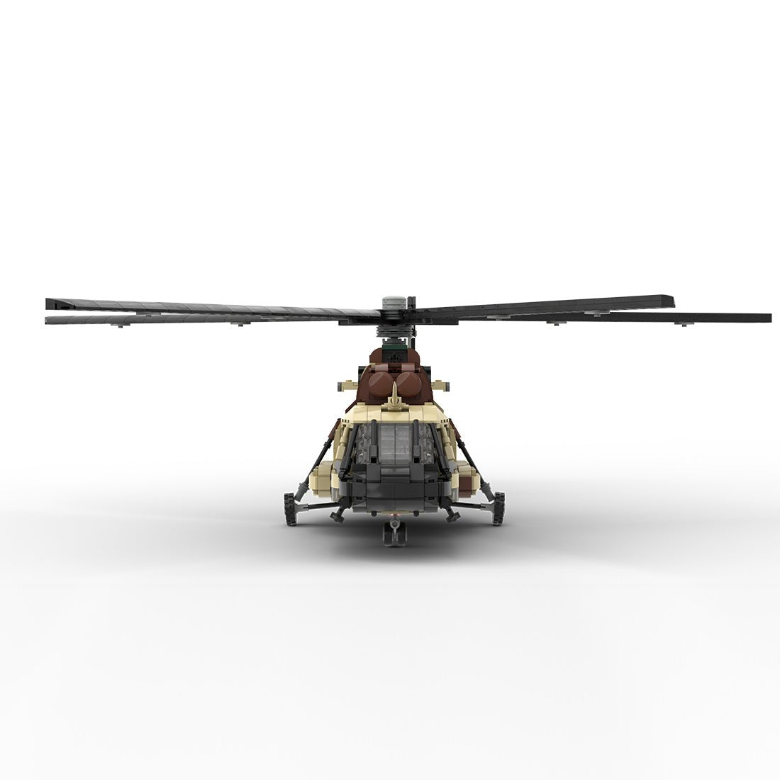 MOC - 239414 MIL Mi - 17 - 1:35 Scale Klemmbausteine(Apricot Yellow) - LesDiy - Klemmbausteine