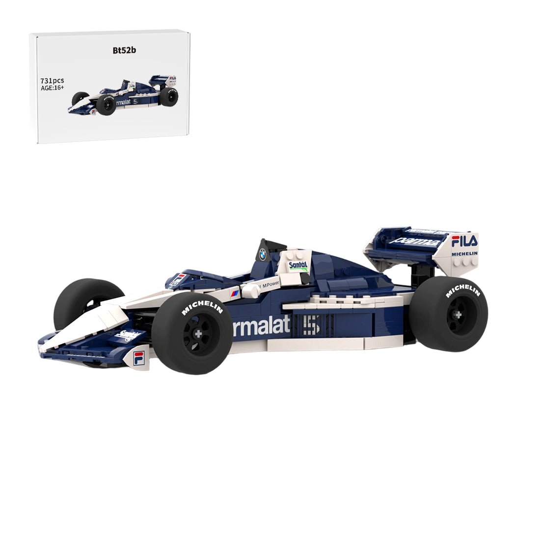 MOC - 239452 Brabham BT52B - working I4 Klemmbausteine - LesDiy - Klemmbausteine