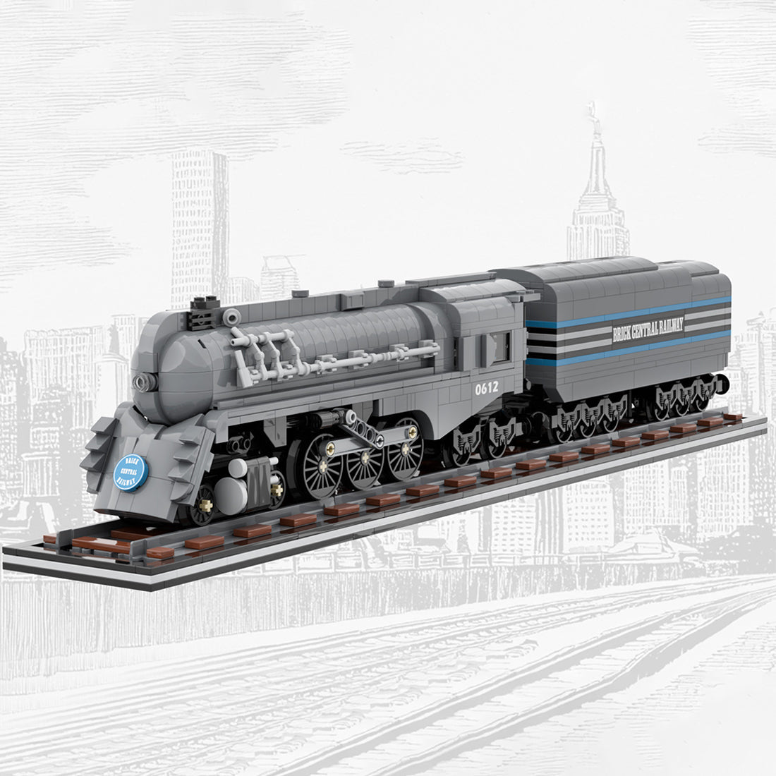 MOC - 242027 Hudson Streamliner Klemmbausteine - LesDiy - Klemmbausteine