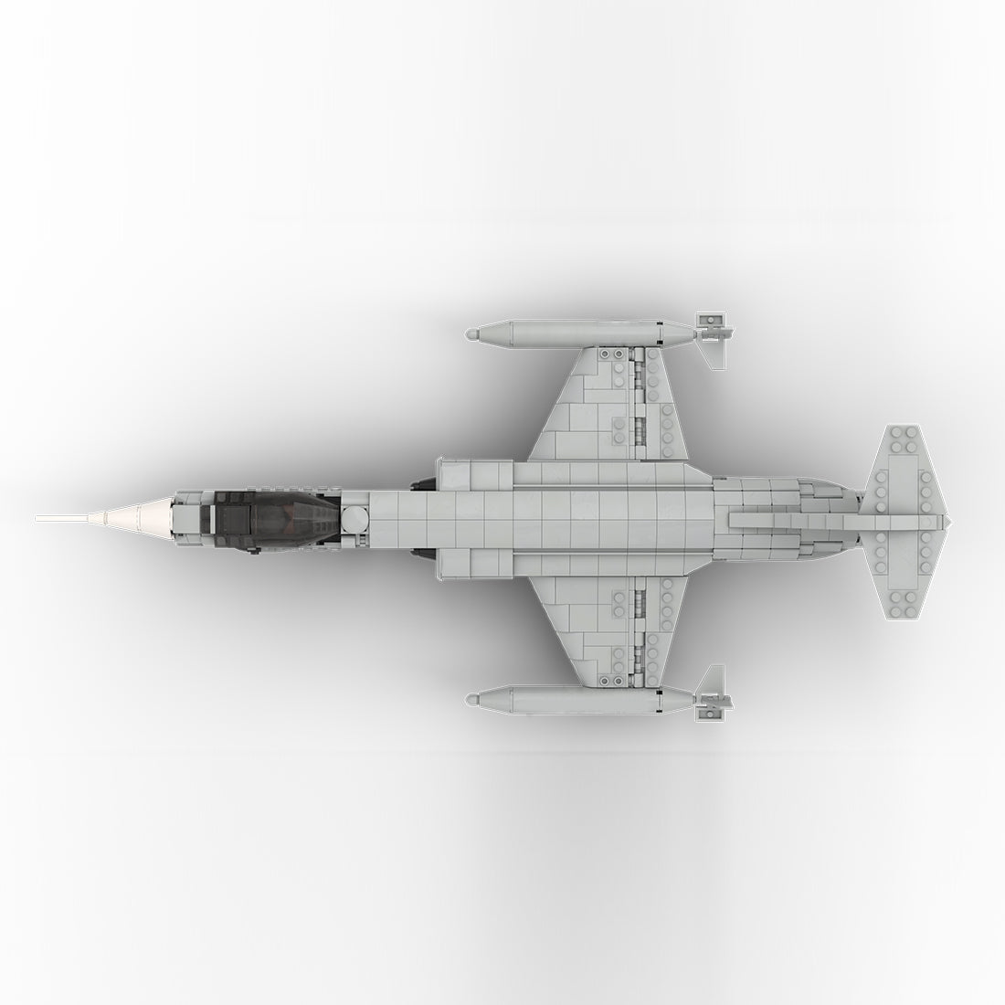MOC - 242444 F - 104 StarFighter - 1:35 Scale Klemmbausteine - LesDiy - Klemmbausteine