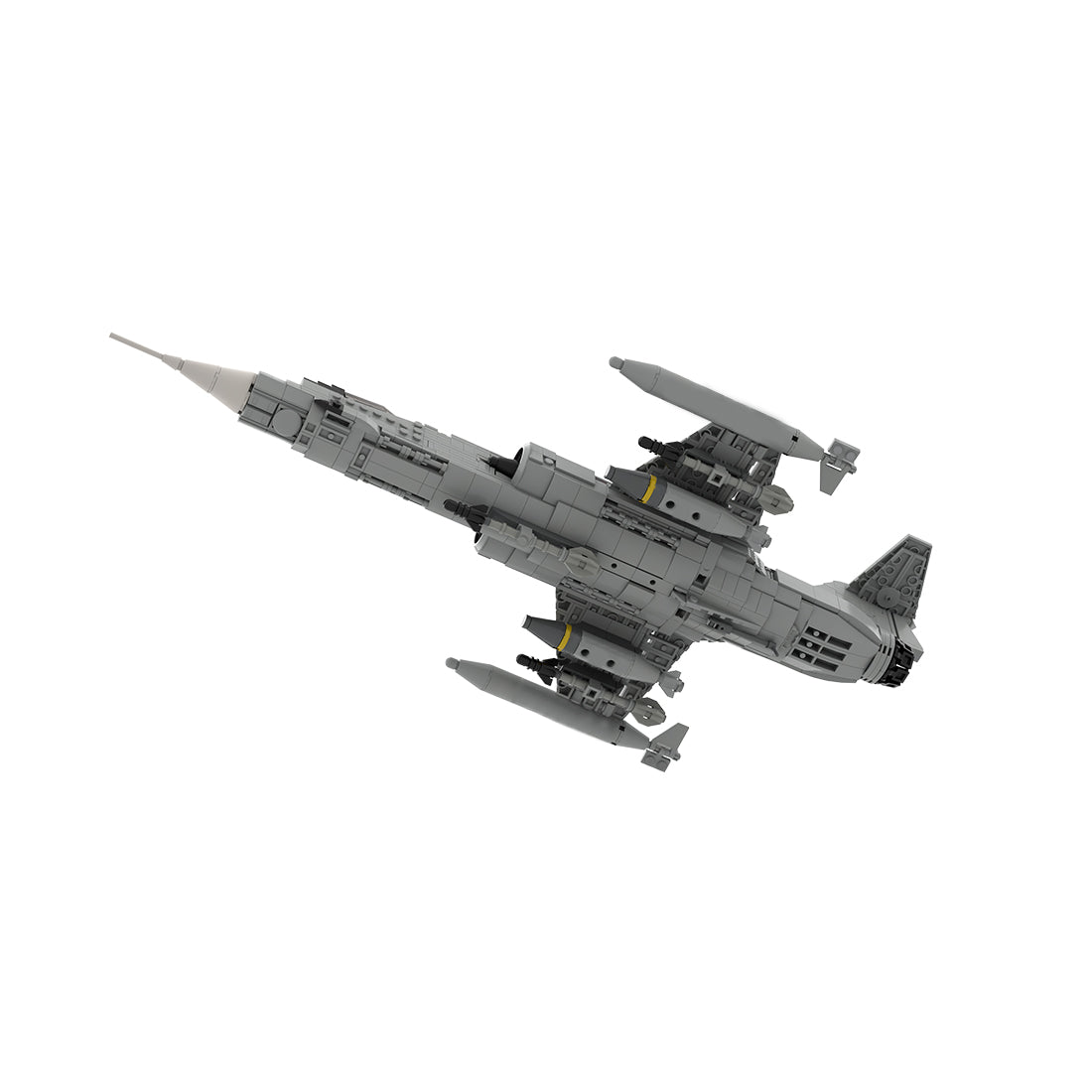 MOC - 242444 F - 104 StarFighter - 1:35 Scale Klemmbausteine - LesDiy - Klemmbausteine