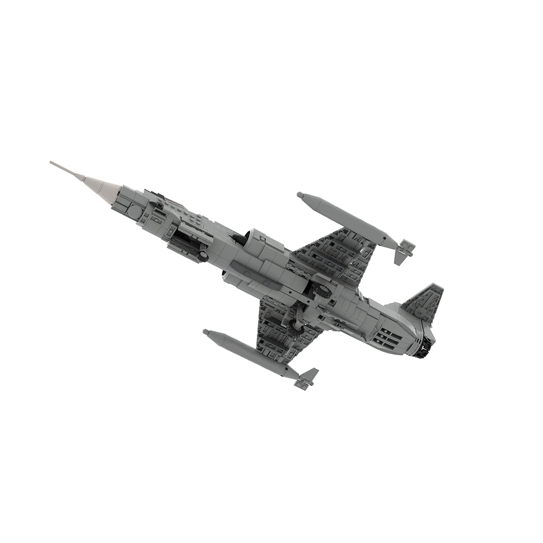 MOC - 242444 F - 104 StarFighter - 1:35 Scale Klemmbausteine - LesDiy - Klemmbausteine