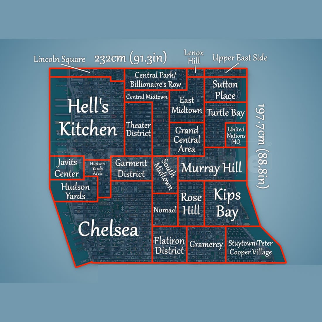 MOC - 243095 1/2000 Scale Midtown Manhattan - New York City Klemmbausteine - LesDiy - Klemmbausteine