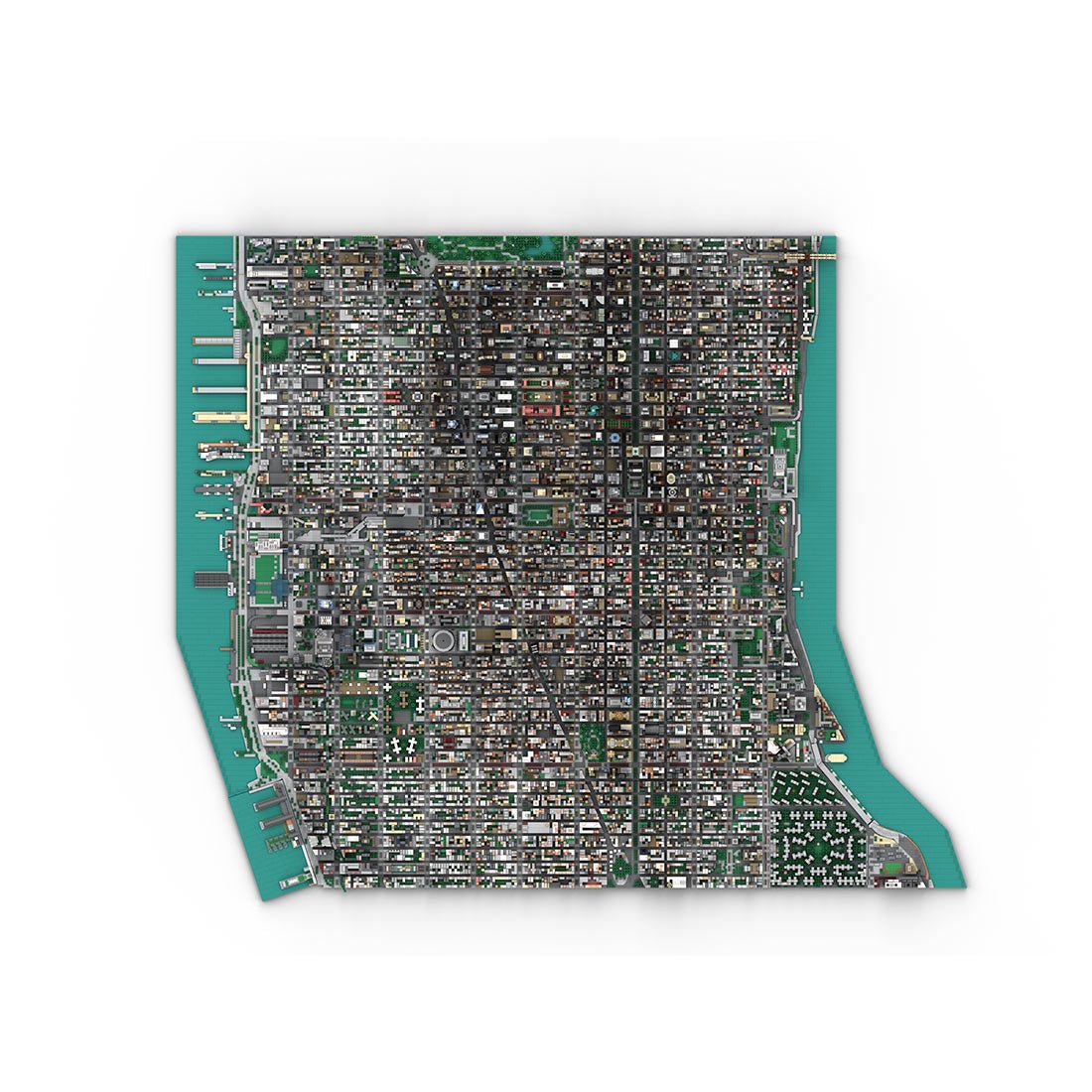 MOC - 243095 1/2000 Scale Midtown Manhattan - New York City Klemmbausteine - LesDiy - Klemmbausteine