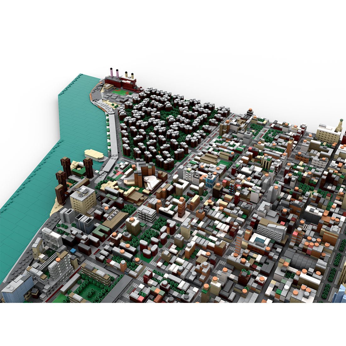 MOC - 243095 1/2000 Scale Midtown Manhattan - New York City Klemmbausteine - LesDiy - Klemmbausteine