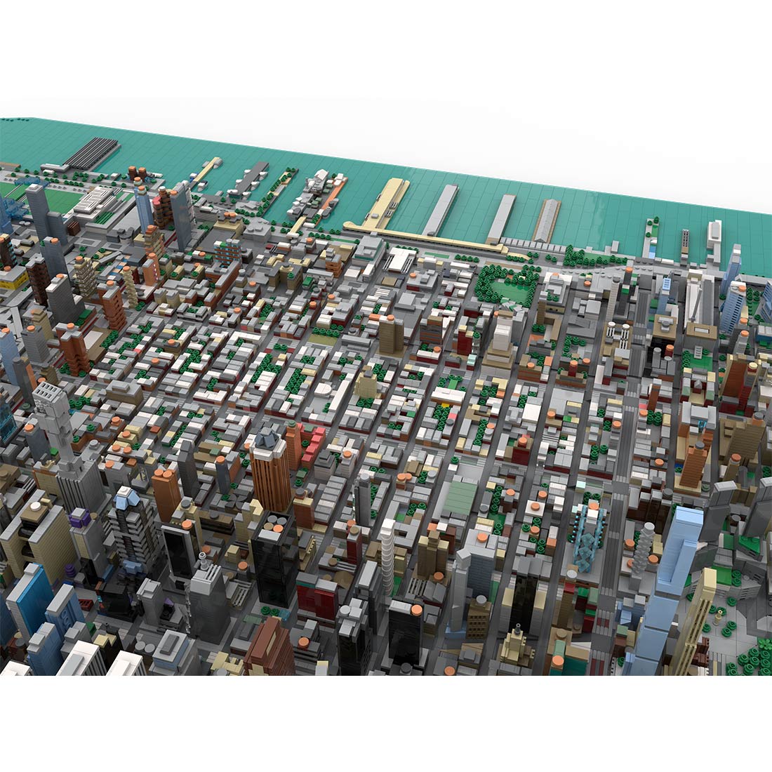 MOC - 243095 1/2000 Scale Midtown Manhattan - New York City Klemmbausteine - LesDiy - Klemmbausteine