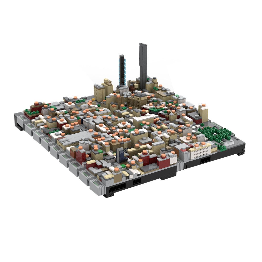 MOC - 243095 1/2000Scale NYC - Midtown Manhattan Flatiron District Klemmbausteine - LesDiy - Klemmbausteine