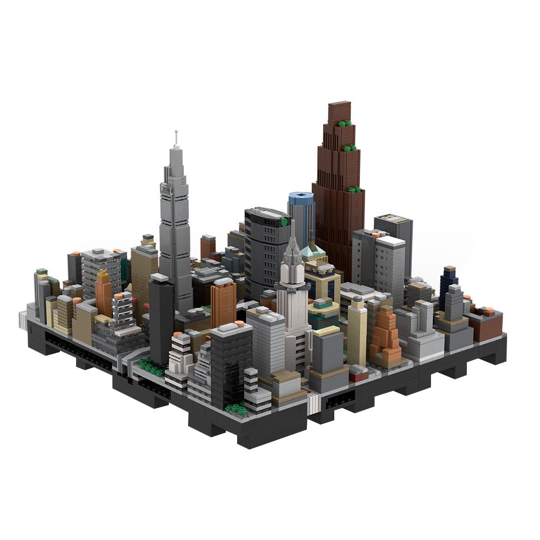 MOC - 243095 1/2000Scale NYC - Midtown Manhattan GrandCentral Klemmbausteine - LesDiy - Klemmbausteine