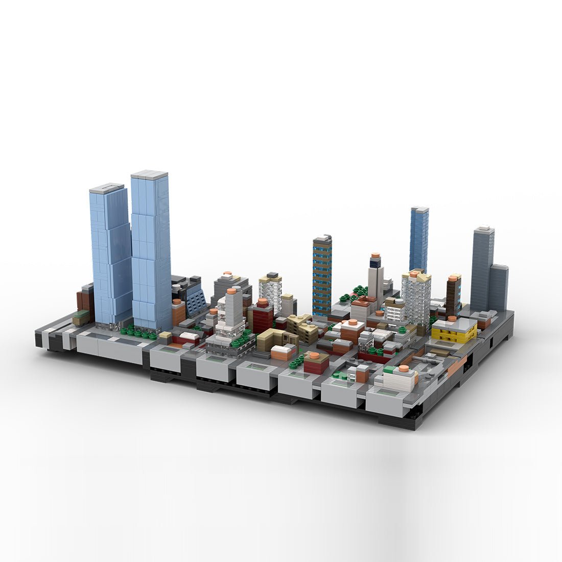 MOC - 243095 1/2000Scale NYC - Midtown Manhattan Hudson Yards Area Klemmbausteine - LesDiy - Klemmbausteine